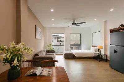 발코니가 있는 패밀리 스위트 — An Nguyen Lakeside Residence